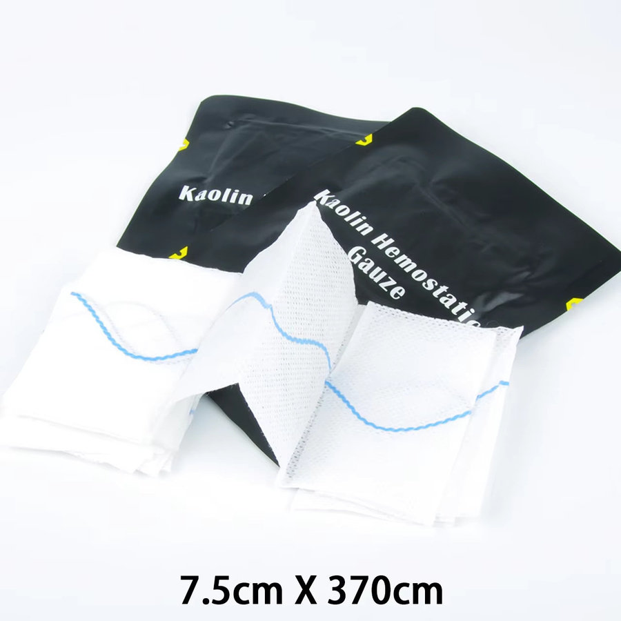 Sanke Rescue Hämostatische Kaolin-Gaze in Weiß für taktische Erste-Hilfe-Sets und Notfallversorgung - Bild 5