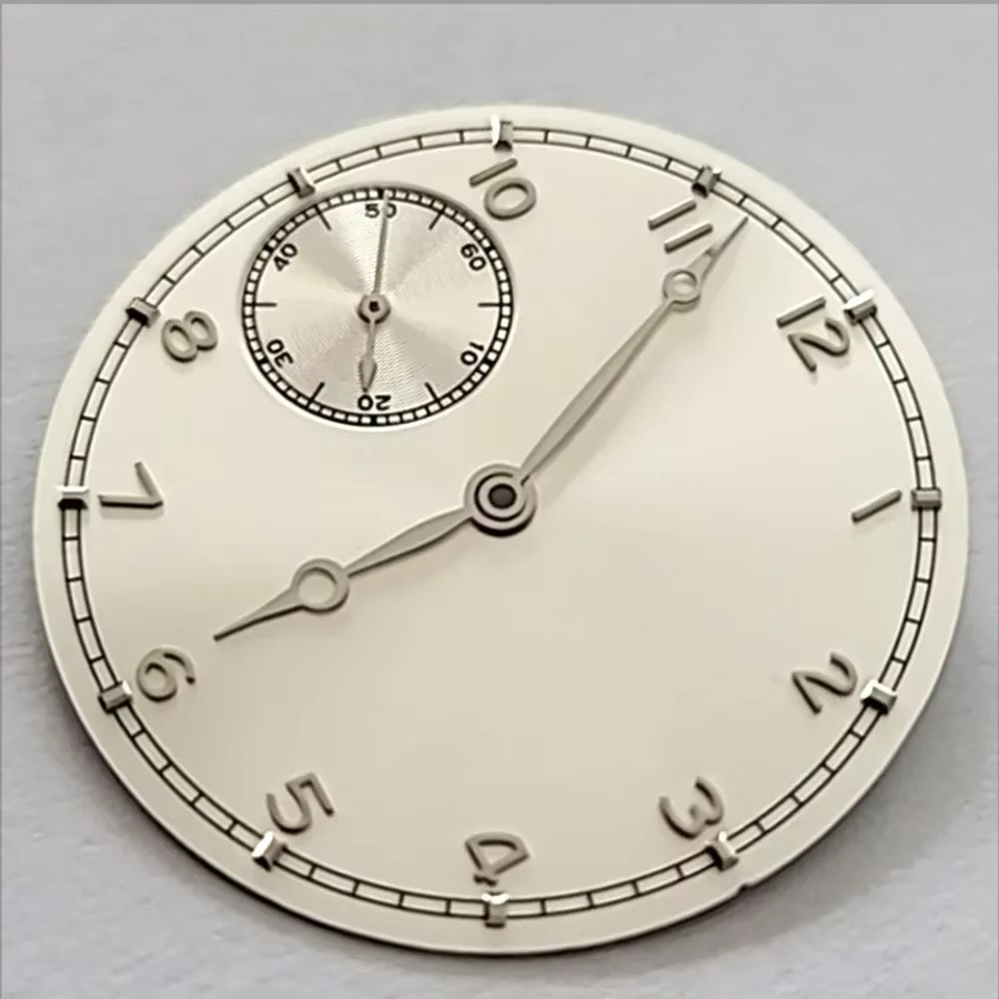 ANST Zifferblatt Silber, Sunburst-Sekundenzifferblatt, 37 mm, Automatikwerk - Bild 1