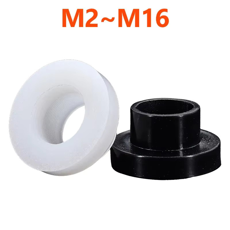 T-förmige Nylon-Unterlegscheiben und Kunststoff-Abstandshalter für M2 bis M16 als Isolierung und Dichtung - Bild 2