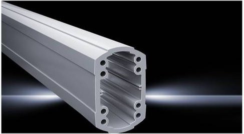 Rittal CP 6212.050 Tragprofil geschlossen aus Aluminium in Hellgrau, L x B x H: 500 x 75 x 120 mm - Bild 1