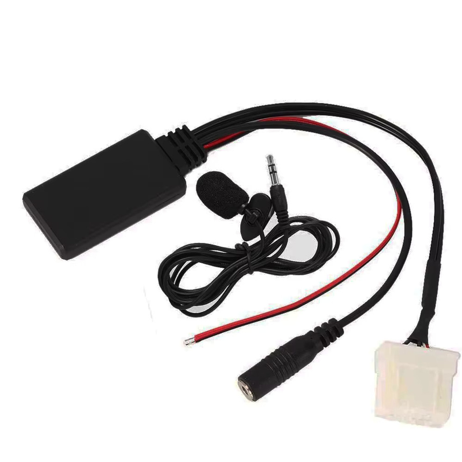Auto Bluetooth AUX Adapter von Auto-Partner mit Mikrofon für Mazda 2 3 5 6 MX5 RX8 CX7 in Schwarz - Bild 2