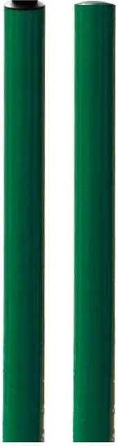 FLORAWORLD Zaunpfosten Classic für Einstabmattenzaun aus Stahl, Grün, Höhe: 200 cm, Breite: 3,4 cm, Tiefe: 3,4 cm - Bild 1
