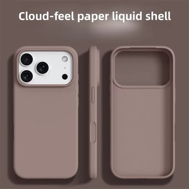 Stoßfeste Flüssig-Silikon Handyhülle für Apple iPhone 17 16 15 14 13 Pro Max in Pink - Bild 1