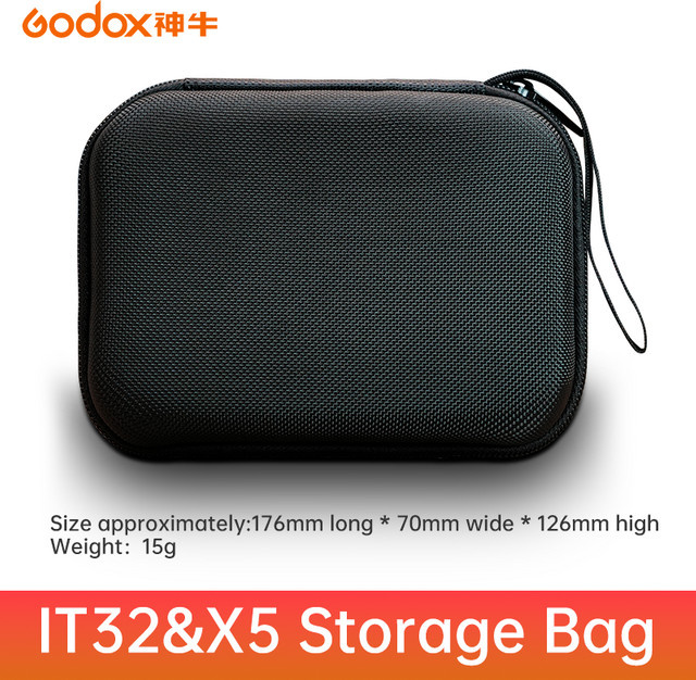 Godox Tragbare Aufbewahrungstasche für IT32 und X5C/O/N/F/S/L Trigger-Serie, Schwarz - Bild 1