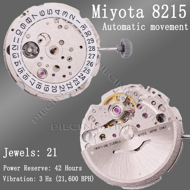 Miyota Automatikwerk, Herren, Silber - Bild 1