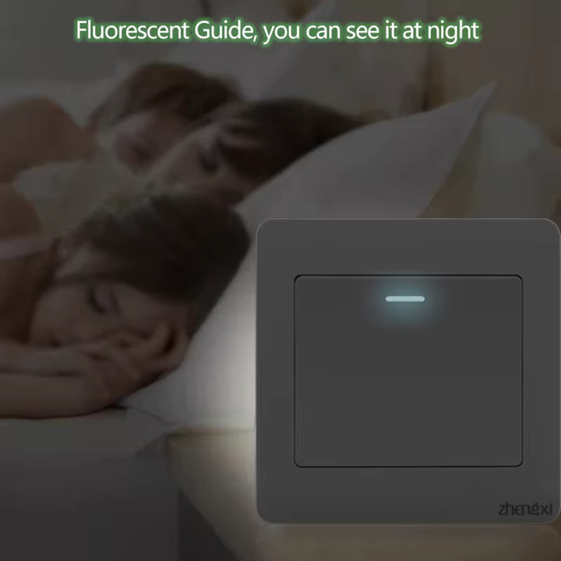 JETTING Wandlicht-Schalter mit LED-Leuchte aus Edelstahl in Silber - Bild 3