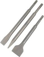 DEWALT Meißel-Set SDS-plus DT60330-QZ, 3-teilig, flach, silber - Bild 1