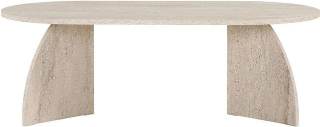 Vente-unique Couchtisch Jorela in Beige, rechteckig, B: 120 cm, T: 60 cm, H: 40 cm - Bild 1