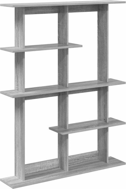 vidaXL Wandregal Grau Sonoma, B/H/T: 102 x 130 x 20 cm - Bild 1