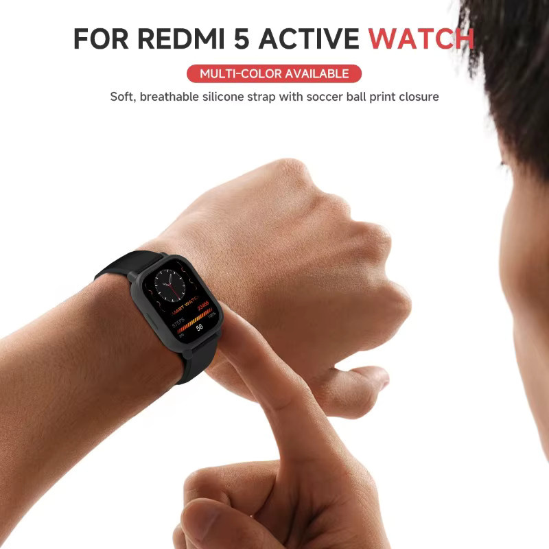 CAOWTAN Uhrenarmband Silikon, Redmi Uhr 5 Aktive & 5 Lite, Unisex - Bild 2