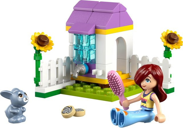 Lego Friends Garten mit Hasenstall Konstruktionsspielzeug - Bild 1