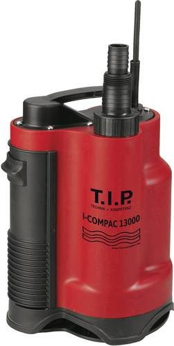 T.I.P. I-COMPAC Schmutzwasser-Tauchpumpe in Rot mit 13.000 l/h und 9m Förderhöhe - Bild 1