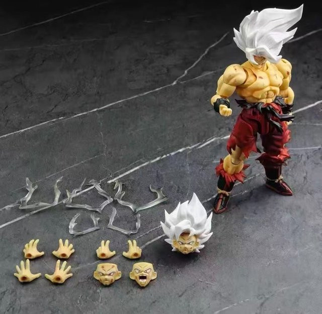Bandai Dragon Ball SHF Super Saiyan Son Goku Battle Damaged 3.0, Anime-Actionfigur - Bild 1
