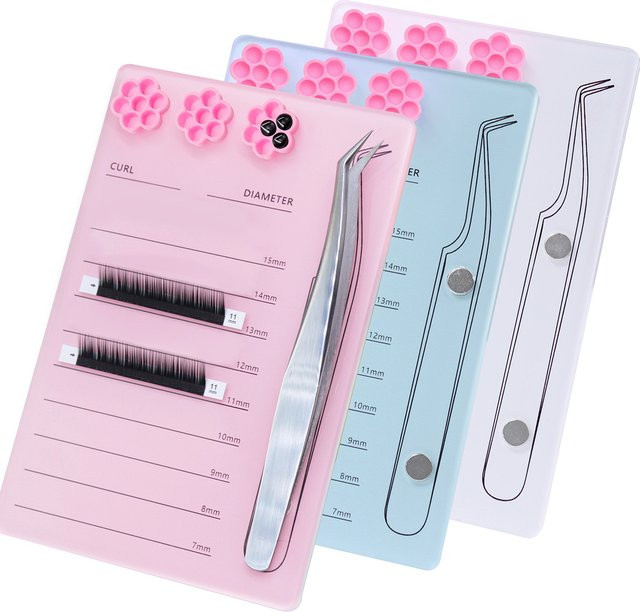 kekelala Lash Board Magnetische Acryl Wimpern Verlängerung Skala, Unisex - Bild 1