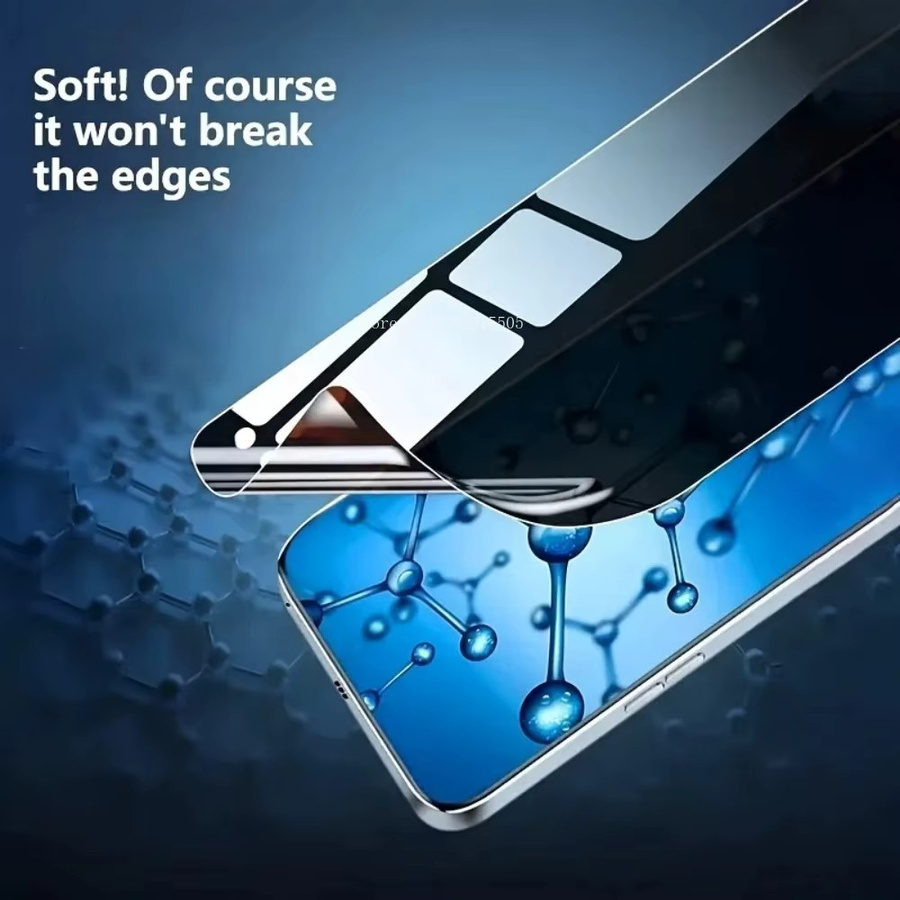 3er-Pack Hydrogel Anti-Spy Privatsphäre Displayschutz für Honor Magic 8 Pro und Magic 8 Lite, Transparent - Bild 3