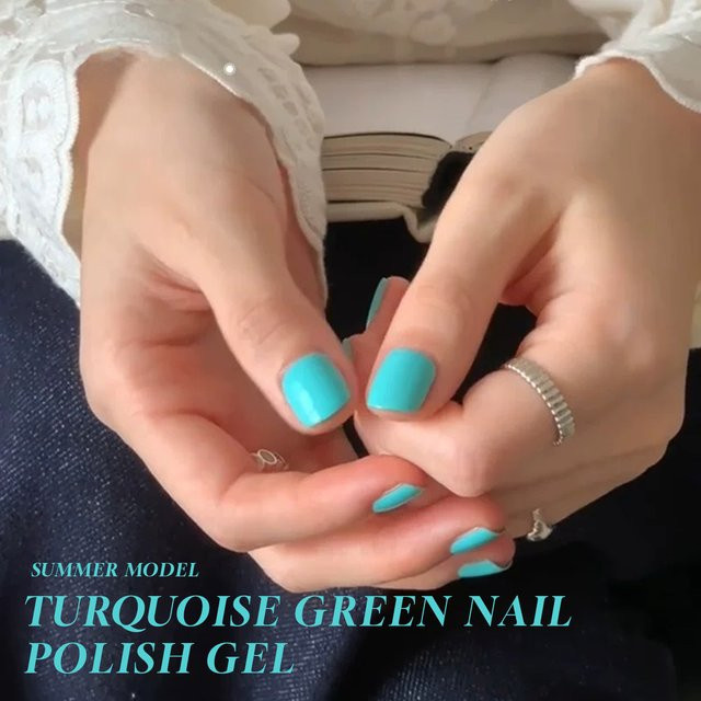 MIANEL Gel-Nagellack, Blau-Grün, 12 ml - Bild 1