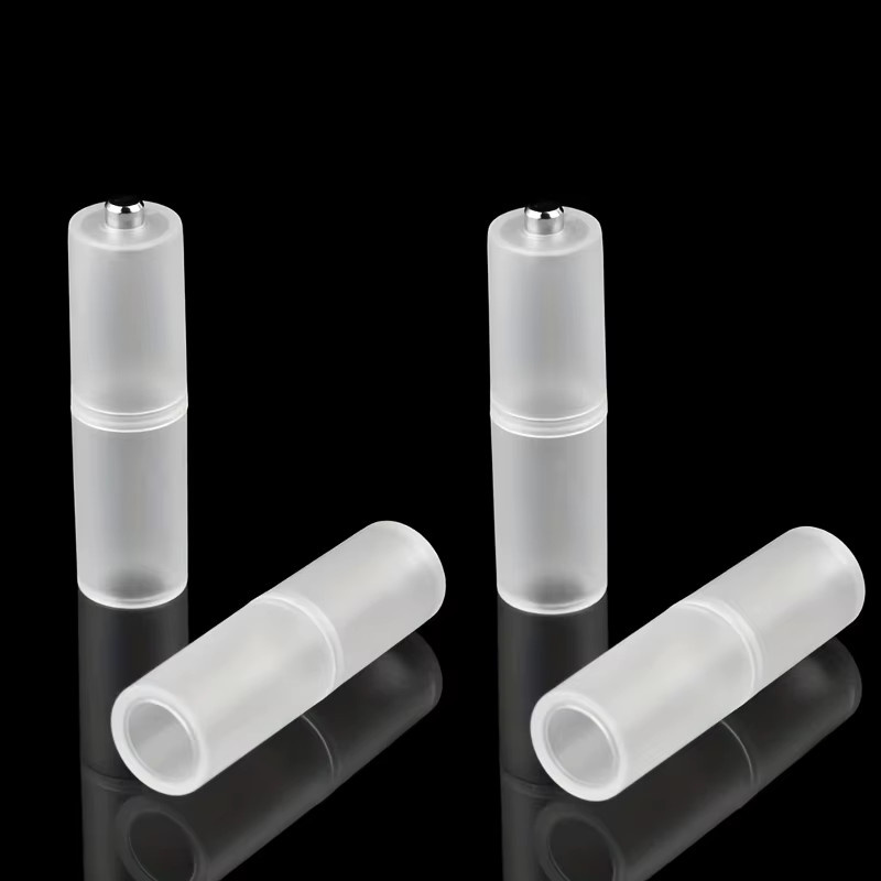 4 Stück Batteriekonverter-Adapter von AAA R03 auf AA LR6 in Transparent - Bild 4