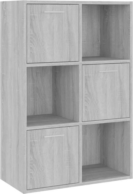 vidaXL Wandlagerregal Grau Sonoma, B/T/H: 60 x 29,5 x 90 cm - Bild 1