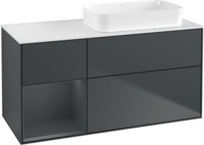 V&B Waschtischunterschrank Finion Wandbeleuchtung in lackierter Ausführung, Breite: 120 cm, Tiefe: 60 cm - Bild 1