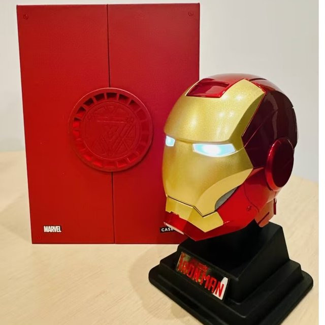 Bandai Marvel Iron Man Helm Mk5, Metall, Kunststoff, Modell Spielzeug - Bild 1