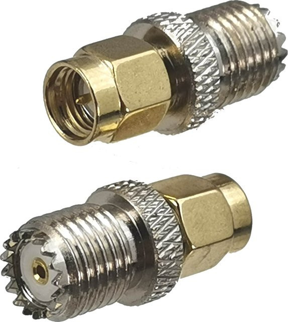 SMA Stecker auf Mini UHF Buchse RF Koaxial Konverter, gerade 50 Ohm Drahtanschluss - Bild 1