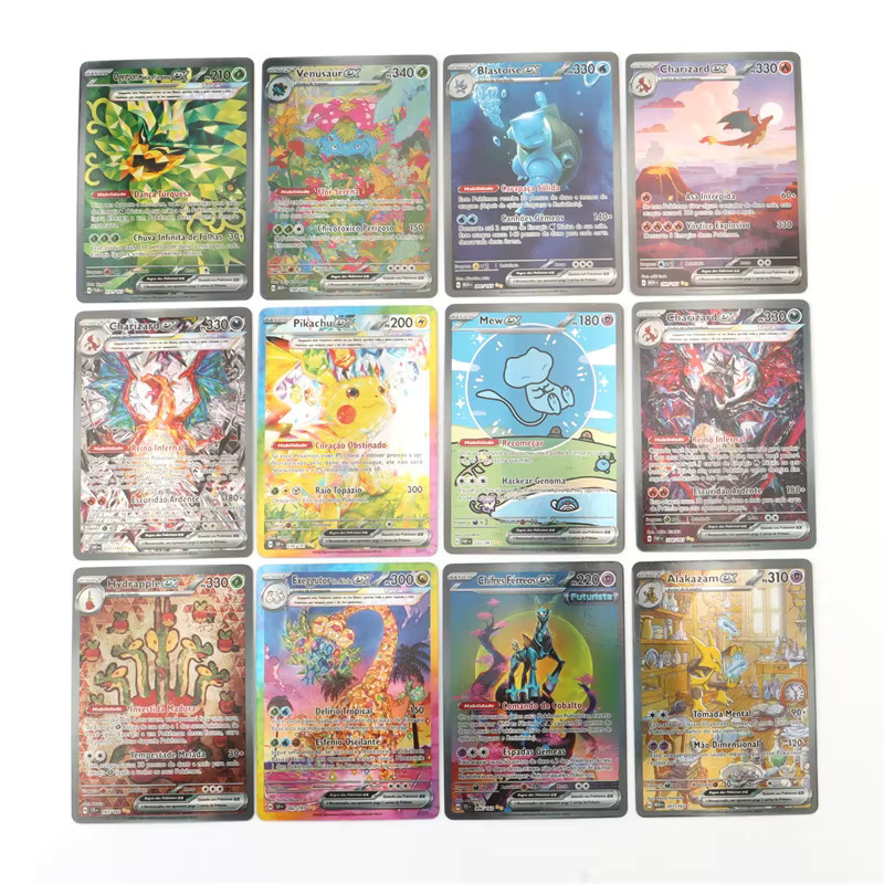 Potdemiel Pokémon-Karten, portugiesisch, 100-teiliges Set, bunt - Bild 2