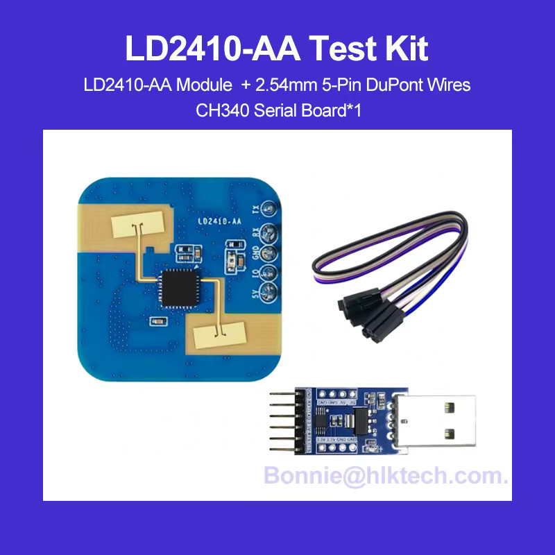 Hi-Link LD2410-AA 24GHz Radar-Modul zur Anwesenheitserkennung mit Bluetooth für LED-Beleuchtung - Bild 3