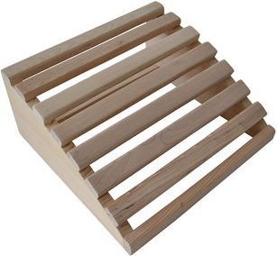 HOME DELUXE Nackenstütze SERI aus Tannenholz in Beige, B/H/T: 30 x 13 x 29 cm - Bild 1