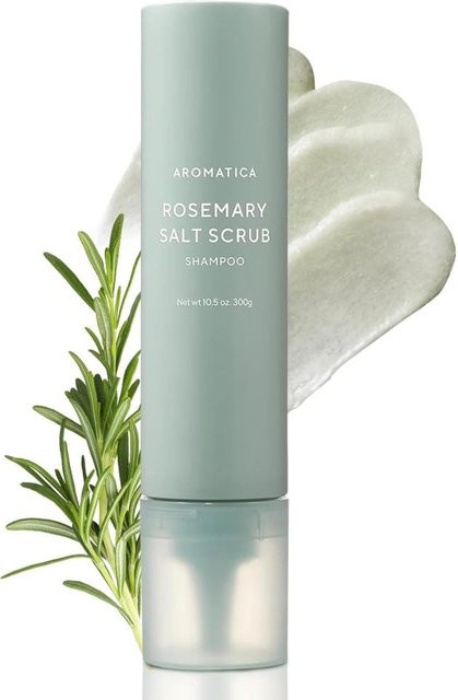 AROMATICA Rosmarin-Salz-Peeling-Shampoo, 300 g, Unisex - Bild 1
