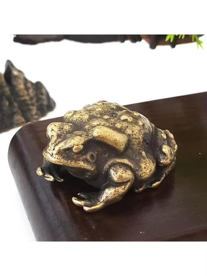 MINIDEAL Metallkrötenfigur in Gold im Vintage-Stil als Dekoobjekt für Innen und Außen - Bild 6