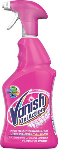 Vanish OxiAction Multi-Flecken Color Vorwaschspray ohne Chlor in Pink, 750 ml - Bild 1