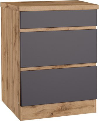 HELD MÖBEL Kochfeldumbauschrank Tampa in Grau, B/H/T: 60 x 86 x 60 cm - Bild 1