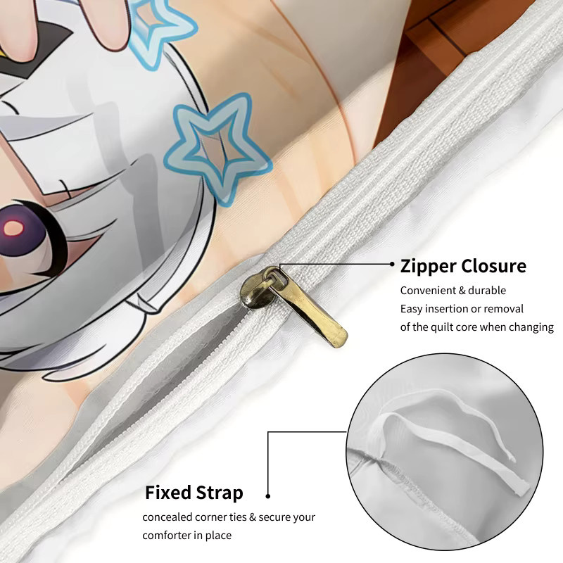 2/3-teiliges Hatsune Miku Bettwäsche-Set VOCALOID Anime Motiv in Multicolour - Bild 2