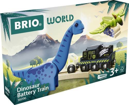 BRIO World Dinosaurier Batteriezug, Holz, ab 3 Jahren - Bild 1