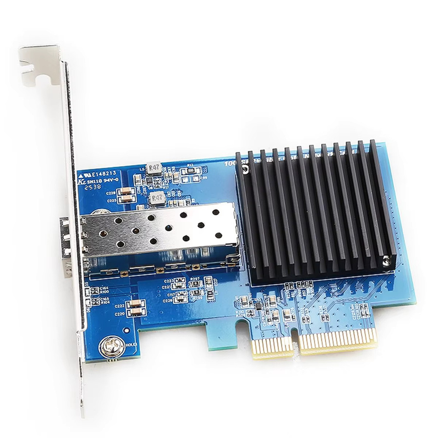 Y69A 10G Ethernet-Netzwerkkarte PCI-E 4.0 x4 mit RTL8127 Chip und einzelnem RJ45-Anschluss für deinen PC in Blau - Bild 1