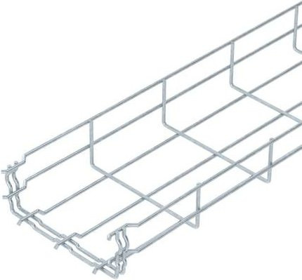 OBO Bettermann Gitterrinne 6001418 in Silber, B/H/L: 150,00 mm x 55,00 mm x 3 m - Bild 1