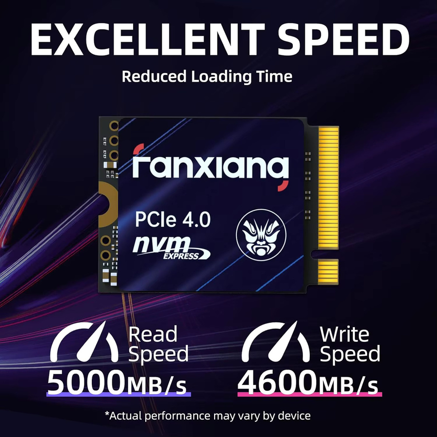 Fanxiang S700 NVMe M.2 2230 SSD PCIe 4.0 Internes Solid-State-Laufwerk, Schwarz - Bild 2