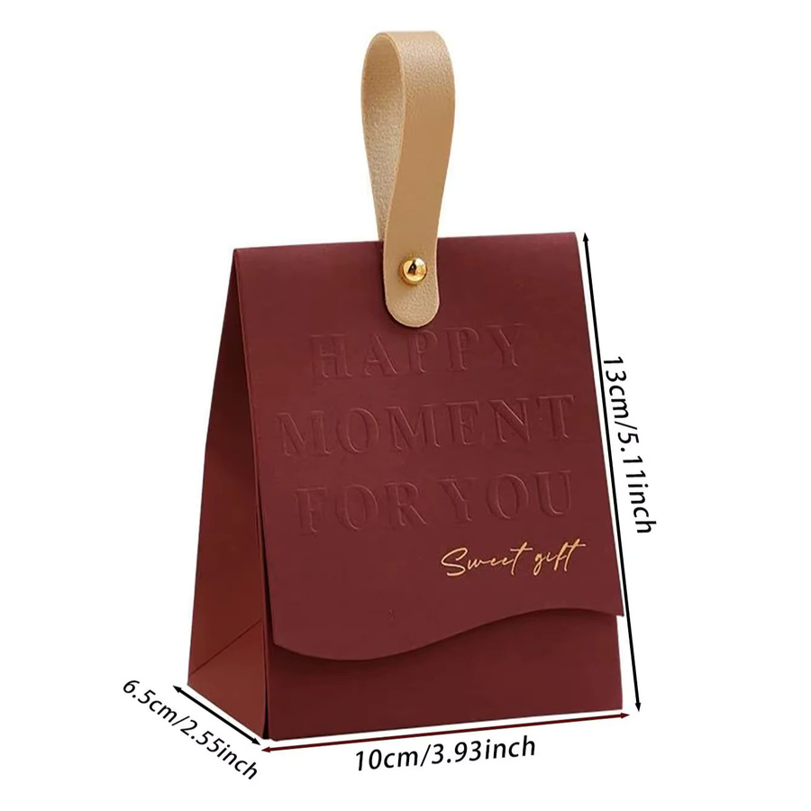 10 Stück kreative Geschenkboxen aus Leder und Papier für Hochzeiten und Partys - Bild 4