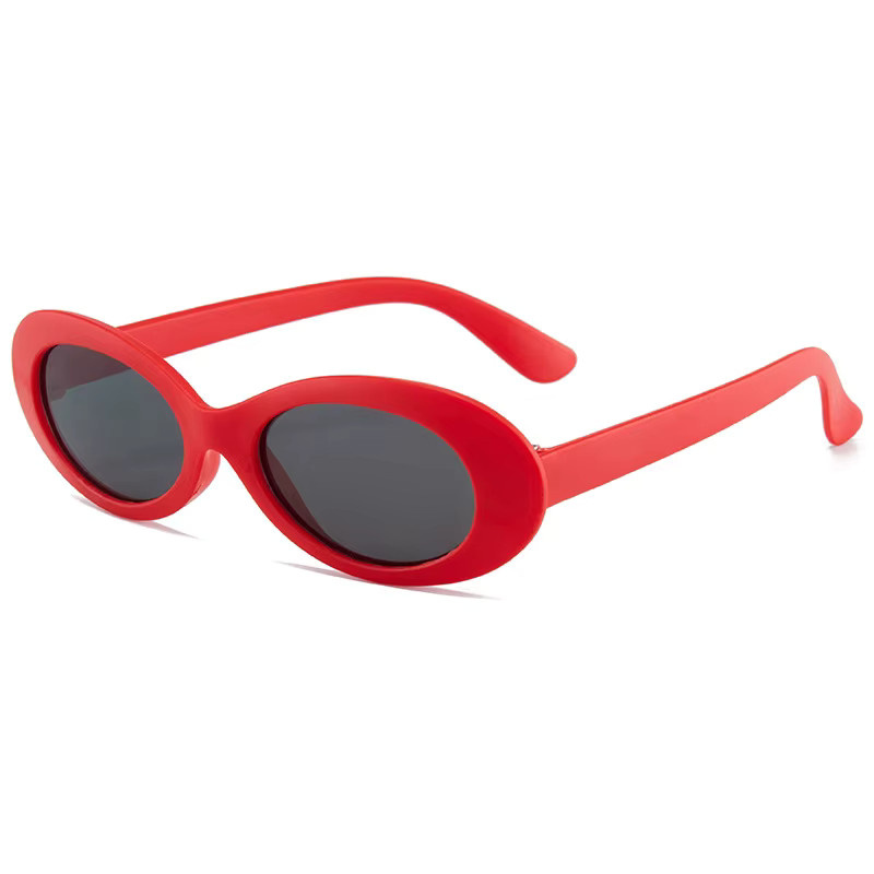CHUYONG Sonnenbrille, Kids, Oval, Vollrand, Kunststoff, weiß, schwarz - Bild 3