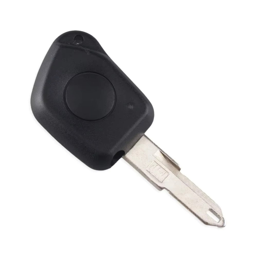 KEYYOU Ersatz-Fernschlüsselgehäuse mit 1 Taste für Peugeot 106 205 206 306 405 406, Schwarz, mit ungeschnittener Klinge - Bild 2