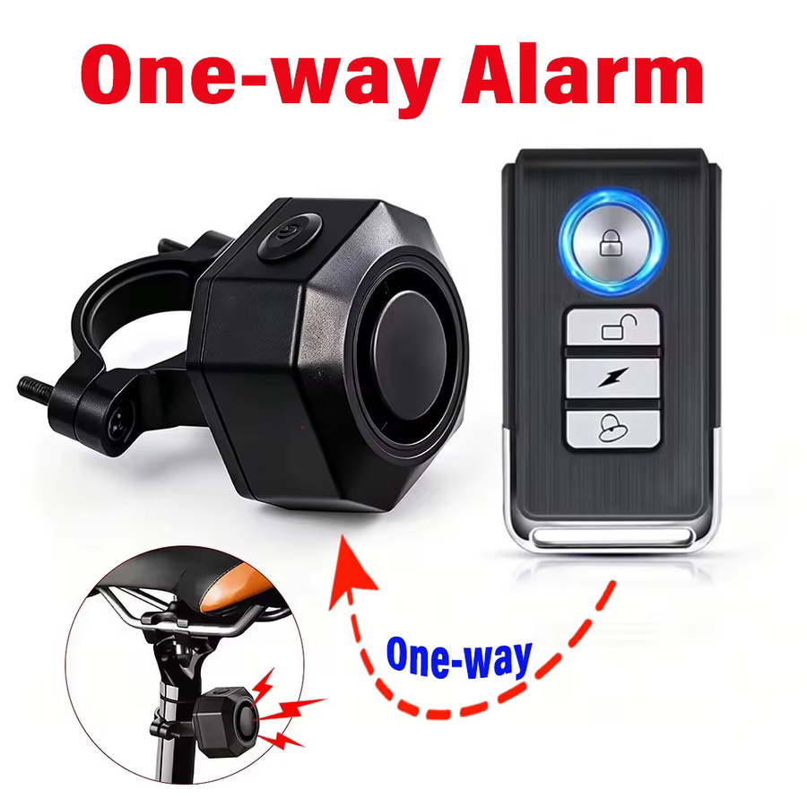 Awapow Kabelloser Ein- und Zwei-Wege-Vibrationsalarm in Schwarz mit 121 dB Anti-Diebstahl-Sensor für Motorrad, Fahrrad und Auto - Bild 7