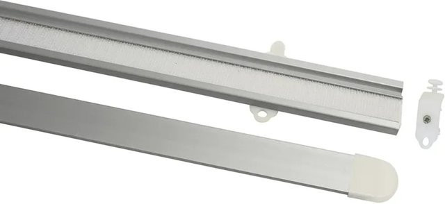 Gardinia Paneelwaage Glider in Silber aus Aluminium, Breite: 60 cm - Bild 1