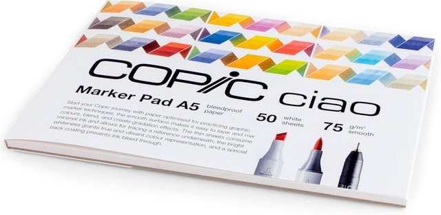 Copic Ciao Marker Block Papier in Ultraweiß DIN A5 - Bild 1