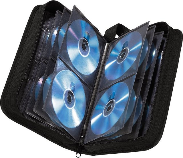 Hama CD/DVD/Blu-ray-Tasche in Schwarz für 120 Medien - Bild 1