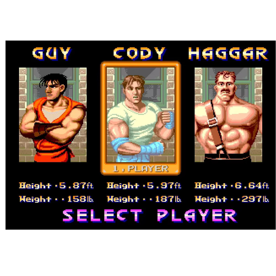 Final Fight MD Patreon Edition v0.89b 16-Bit-Spielkarte für Mega Drive in Multicolor - Bild 5