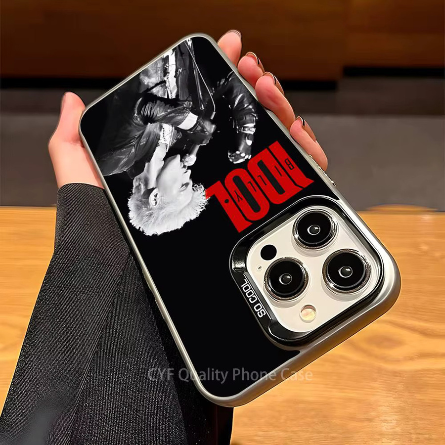 Billy Idol Handyhülle für Apple iPhone 11 bis 16 Pro Max Plus mit Plating-Schutz in Schwarz - Bild 3