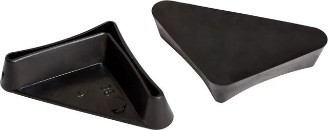 Schulte Regalwelt PVC-Füße für Schraubregal im Baukastensystem, Schwarz, B/T: 35 x 35 mm, 10 Stück - Bild 1
