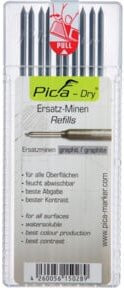 Pica Dry Ersatzminen Multi Use Graphit 2B, 10 Stück, grau - Bild 1