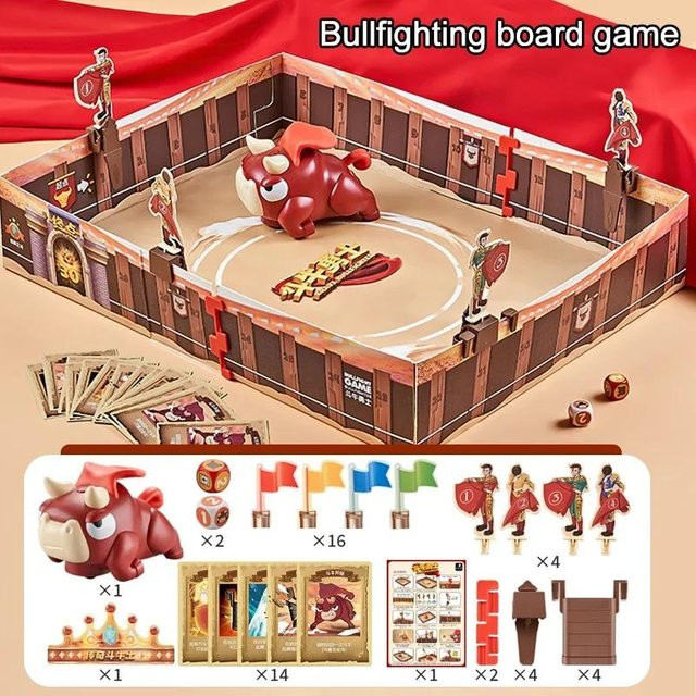 Yiran toy Stierkampf Krieger Brettspiel Kartenspiel ab 14 Jahren - Bild 1