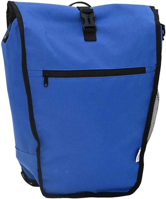 vidaXL Fahrradtasche Blau aus Polyester, B/T/H: 34 x 16 x 59 cm - Bild 1